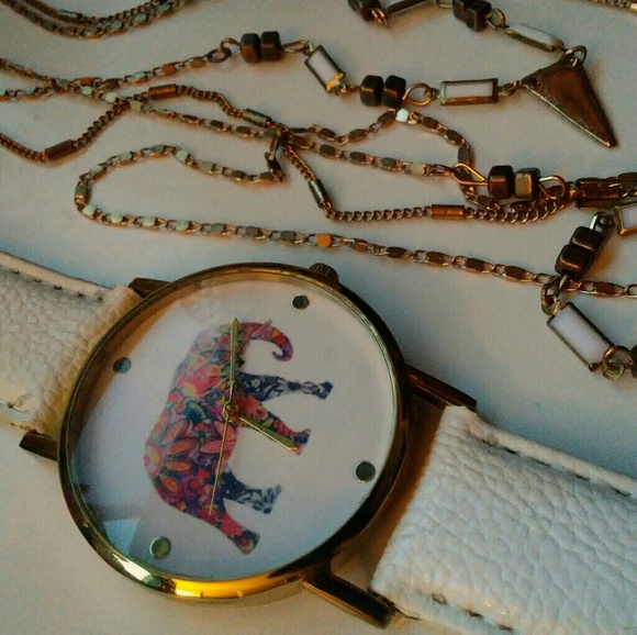 Stainless Steel White Elephant Watch - Picture 1 of 2